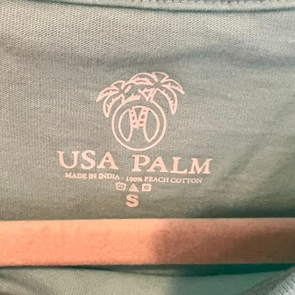 Men's NWT USA Palm The Palm Life American Flag Long Sleeve T-Shirt Size Small - Picture 4 of 4